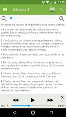 Spanish Bible Reina Valera android App screenshot 2